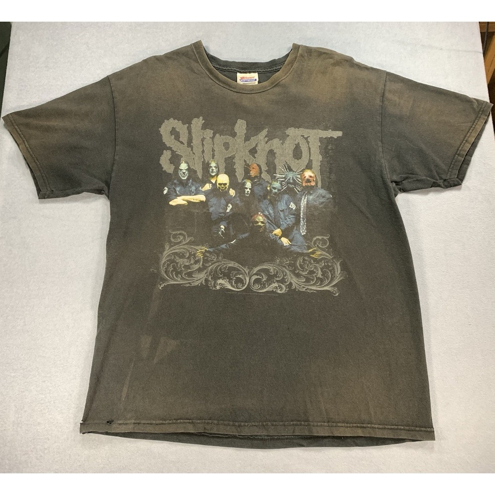 Slipknot Vol. 3: The Subliminal Verses 2006 T Shirt Y2K vintage Mens Large Faded